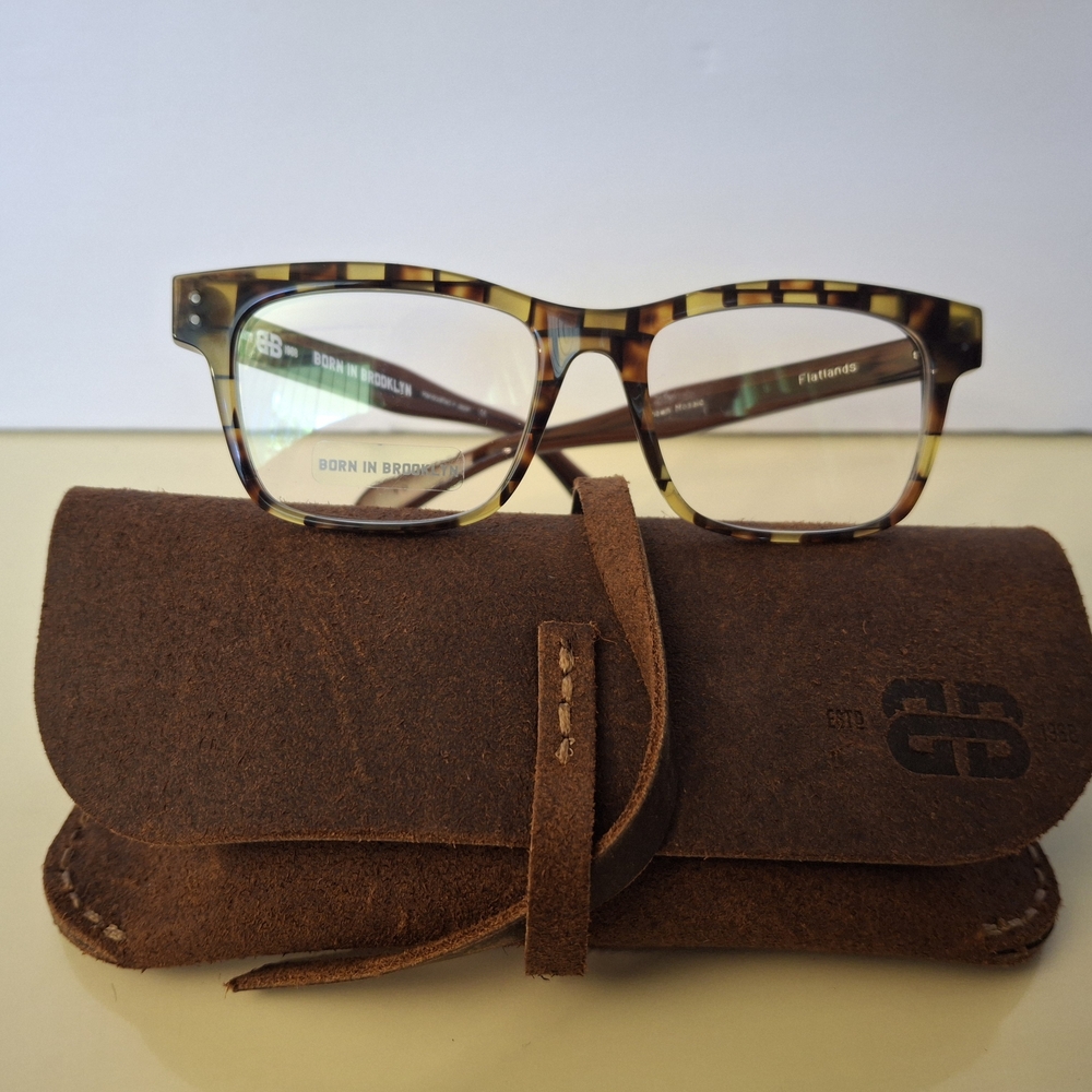 BRAND NEW Born In Brooklyn Designer Eyewear Includes Casd